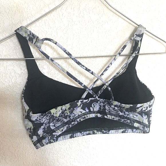 Lululemon Free To Be Bra/Crosscourt Petal Black - Picture 5 of 7